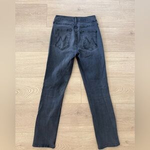 Mother the mid rise dazzler ankle gray